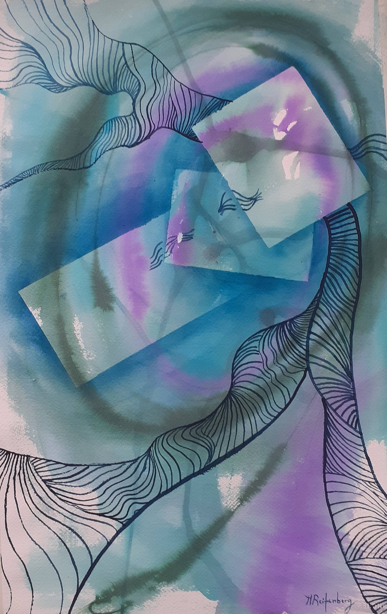 Cheminement<br>─ 37x27cm Cheminement